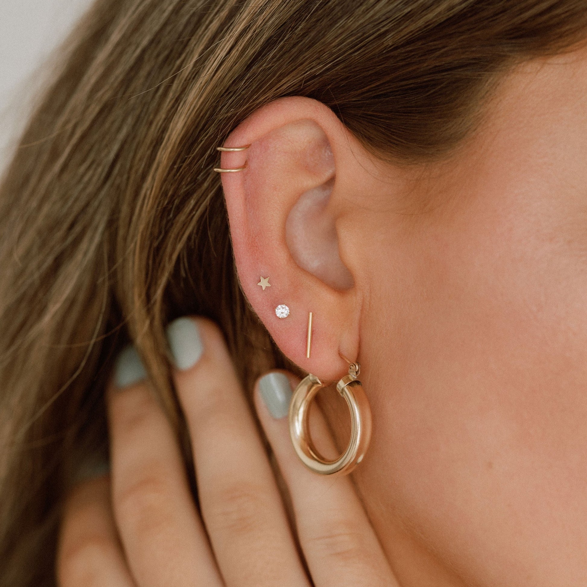 Star Studs - Quad Espresso Jewelry