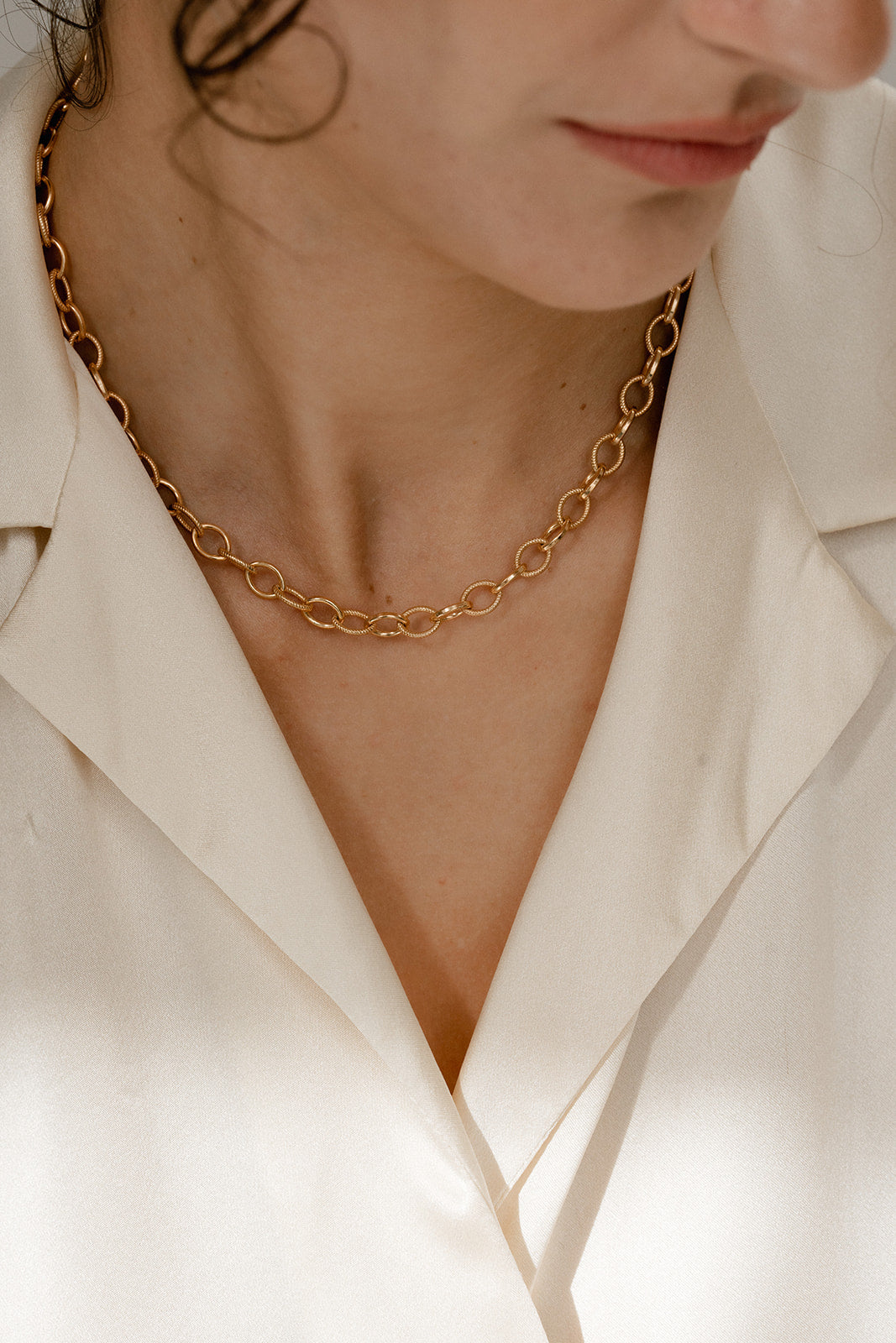 Chloe Chain - Quad Espresso Jewelry