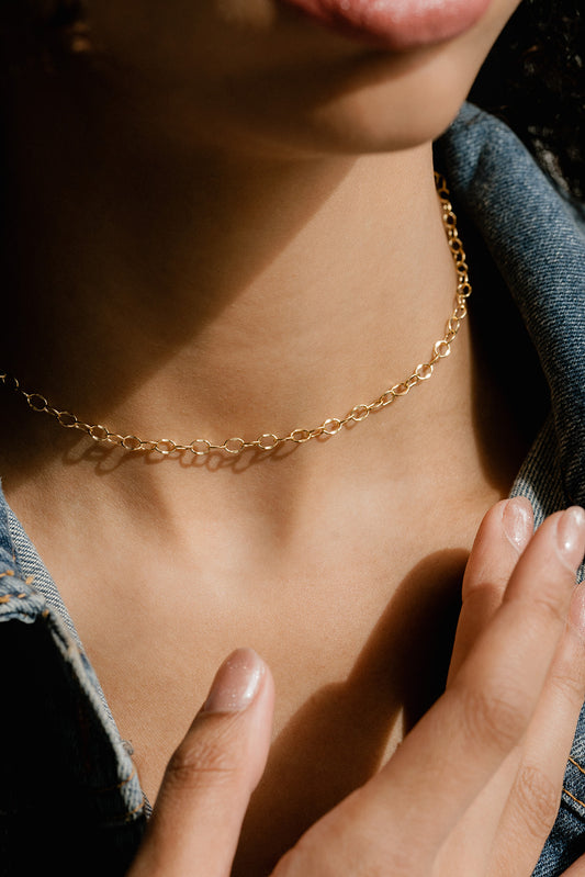 Phoebe Chain - Quad Espresso Jewelry