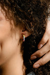 Pastel Rainbow Enamel Hoops - Quad Espresso Jewelry