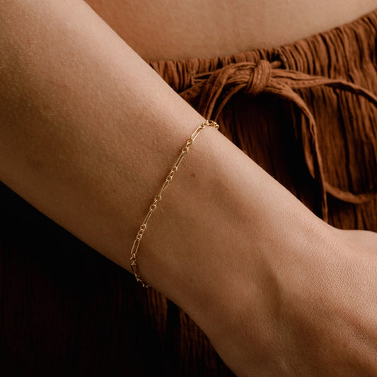 Thick Emmy Bracelet - Quad Espresso Jewelry