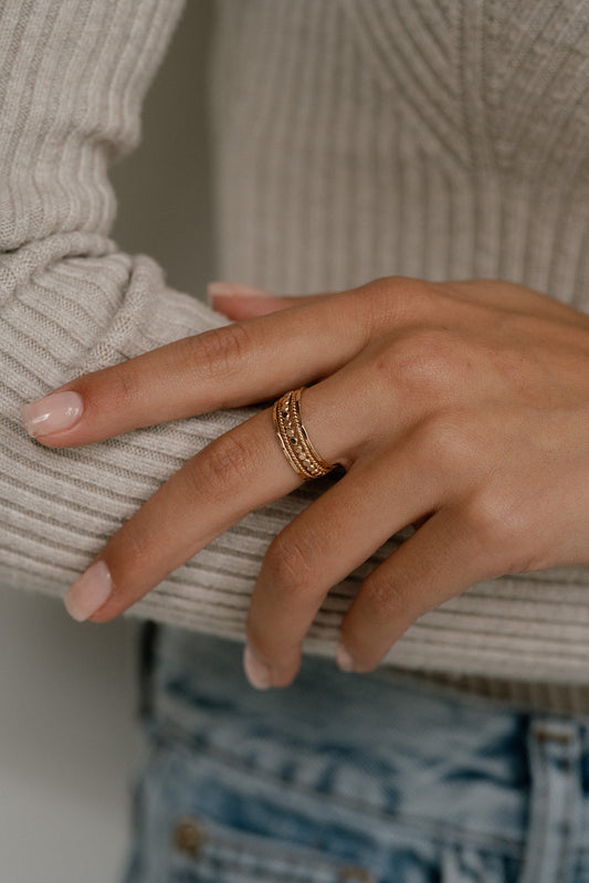 Dainty Set of 5 Rings