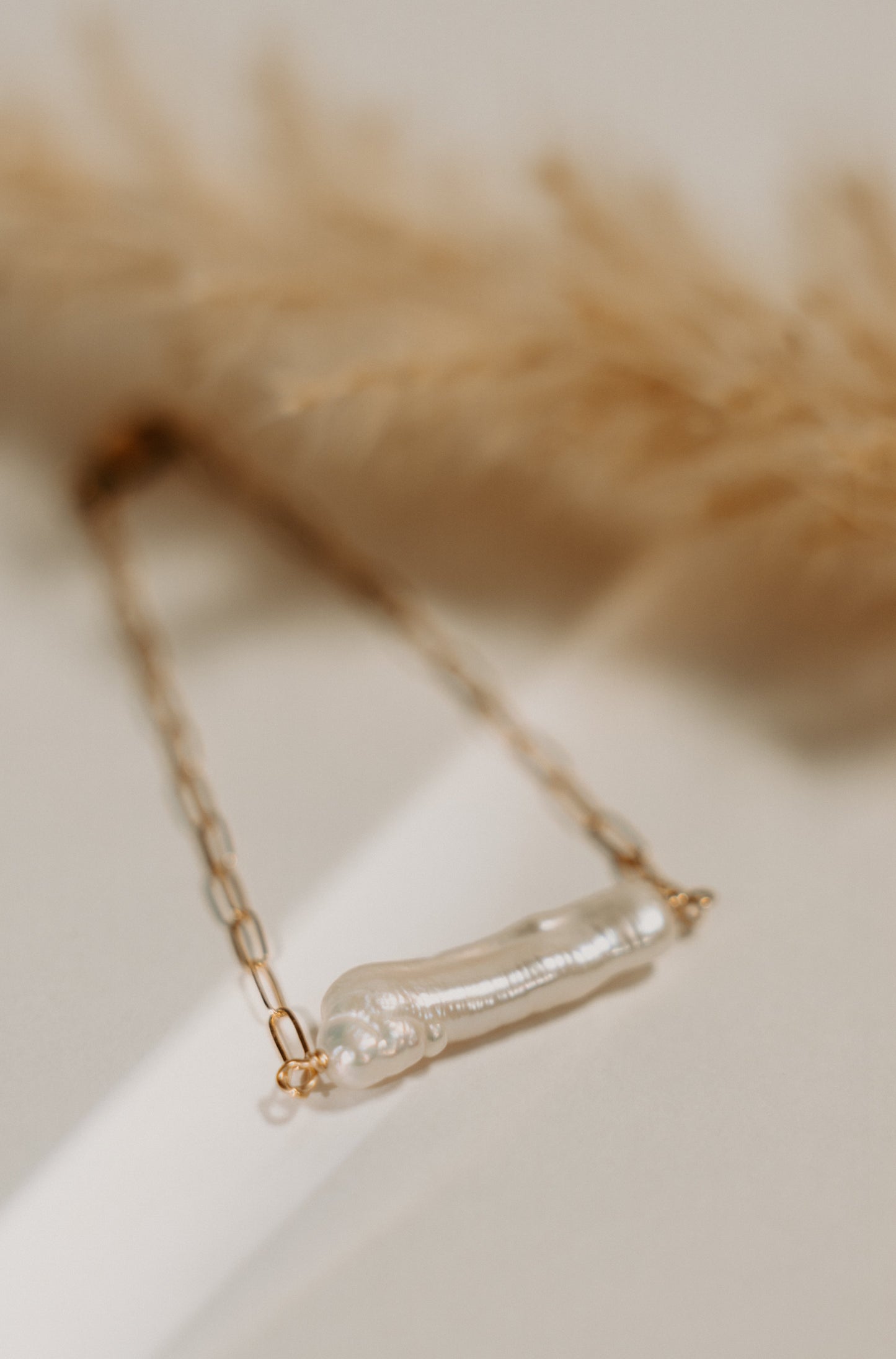 Long Lilah Pearl Bracelet