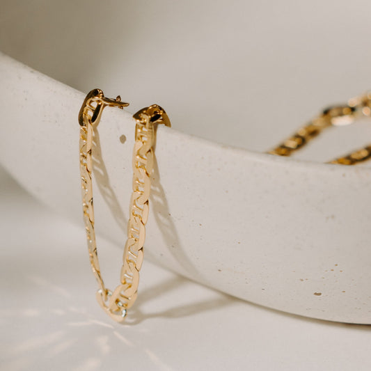 14k Solid Gold Charlotte Bracelet