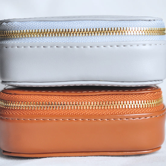 Pocket Sized Jewelry Case - Quad Espresso Jewelry