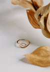 14k Solid Gold Wave Ring