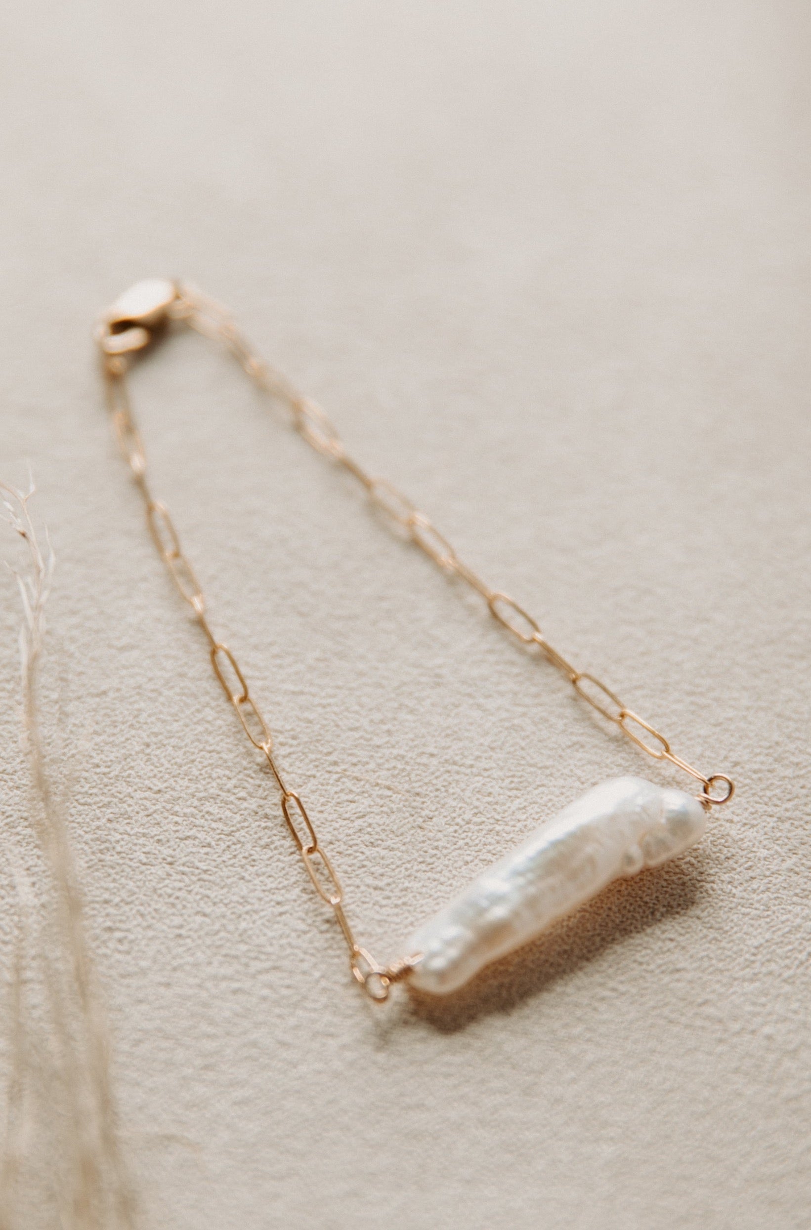 Long Lilah Pearl Bracelet - Quad Espresso Jewelry