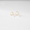 Heart Stud Earrings - Quad Espresso Jewelry