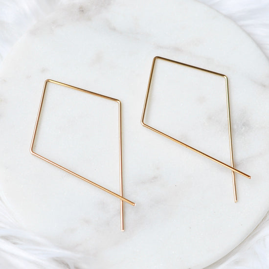 Kite Earrings - Quad Espresso Jewelry
