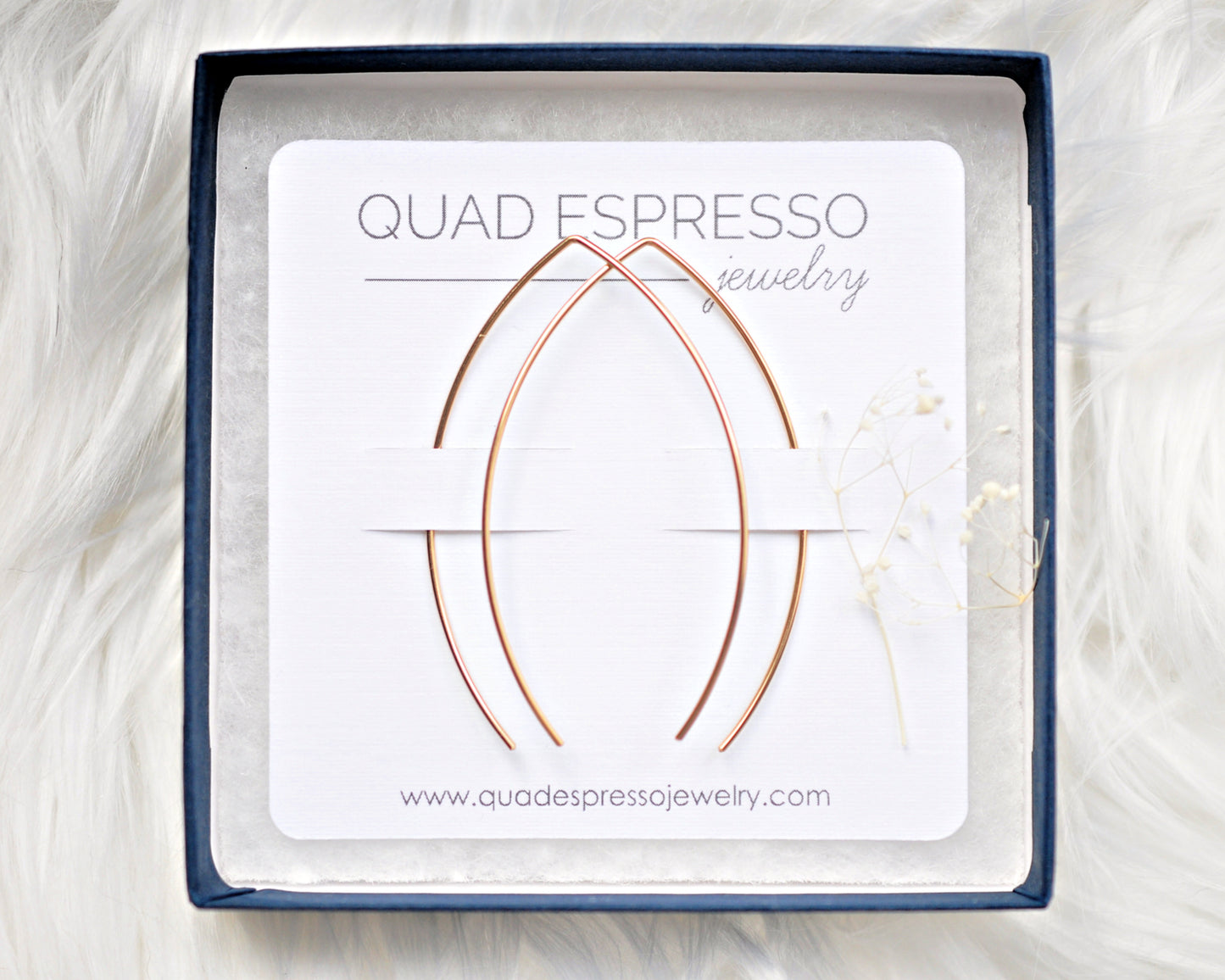 Lemon Drop Hoops - Quad Espresso Jewelry