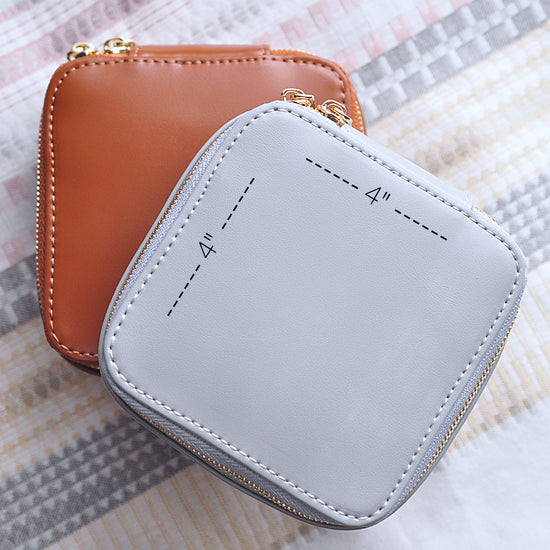 Pocket Sized Jewelry Case - Quad Espresso Jewelry