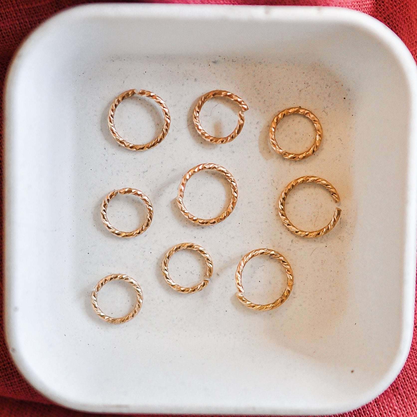 Sparkle Seamless Hoops - Quad Espresso Jewelry