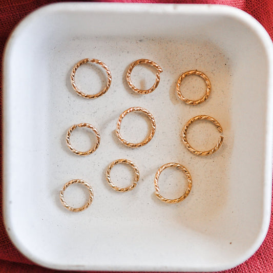 Sparkle Seamless Hoops - Quad Espresso Jewelry