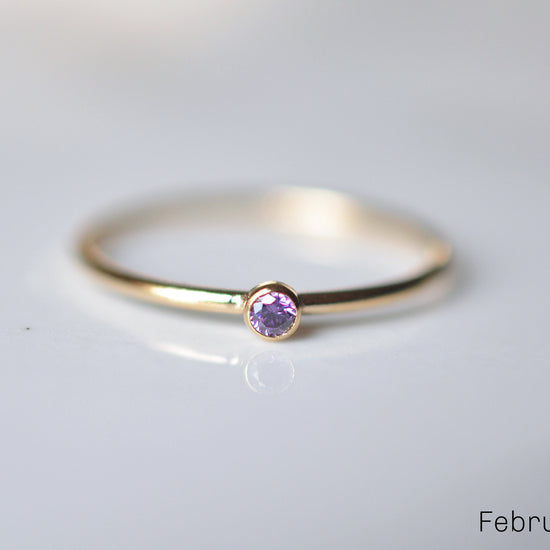 Birthstone Ring - Quad Espresso Jewelry