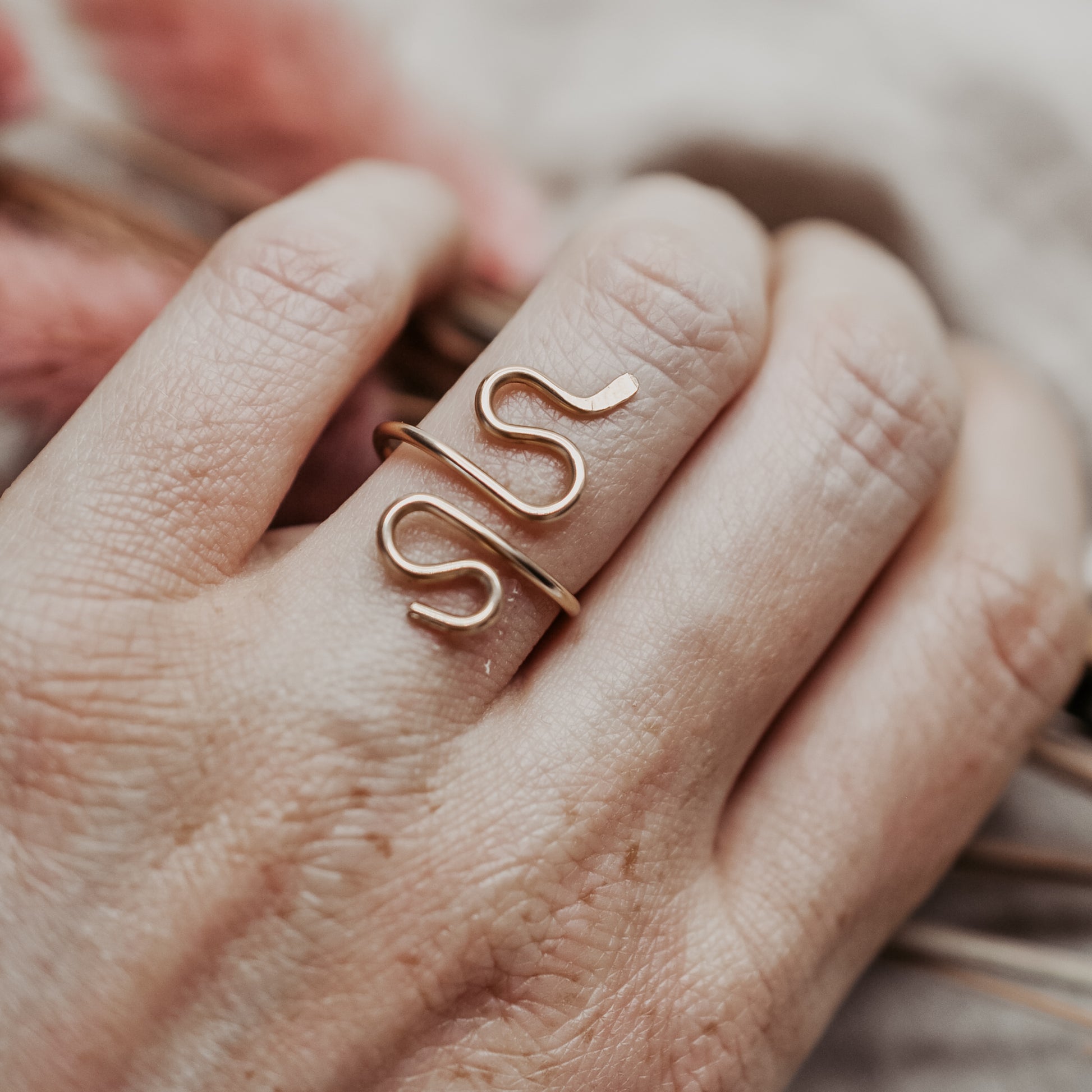 Snake Ring - Quad Espresso Jewelry