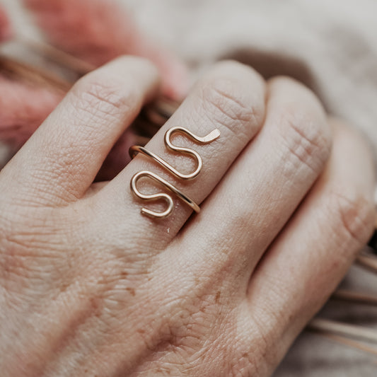 Snake Ring - Quad Espresso Jewelry