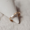 Flat Hammered Band - Quad Espresso Jewelry
