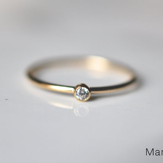 Birthstone Ring - Quad Espresso Jewelry