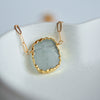 Raw Stone Necklace - Quad Espresso Jewelry