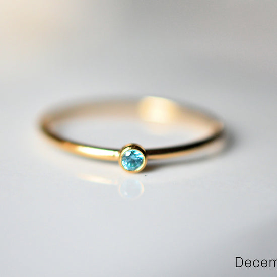 Birthstone Ring - Quad Espresso Jewelry