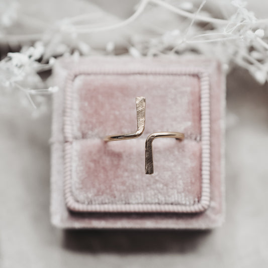 North South Ring - Quad Espresso Jewelry