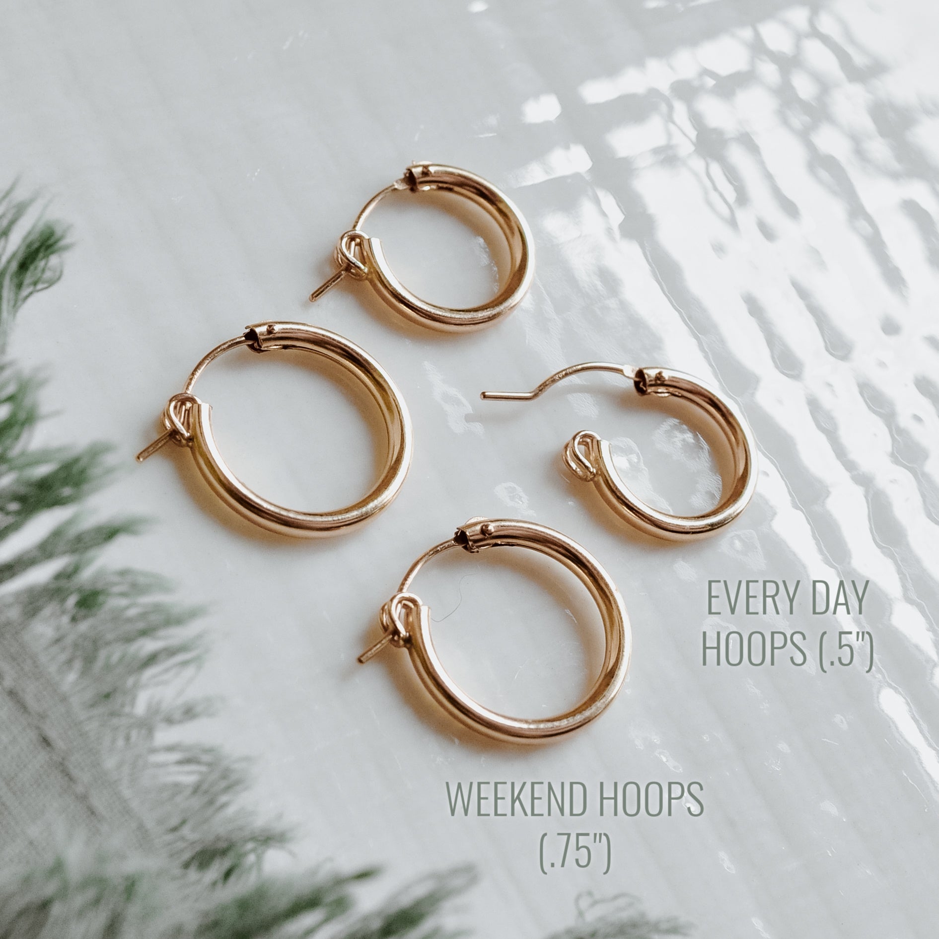 Weekend Hoops - Quad Espresso Jewelry