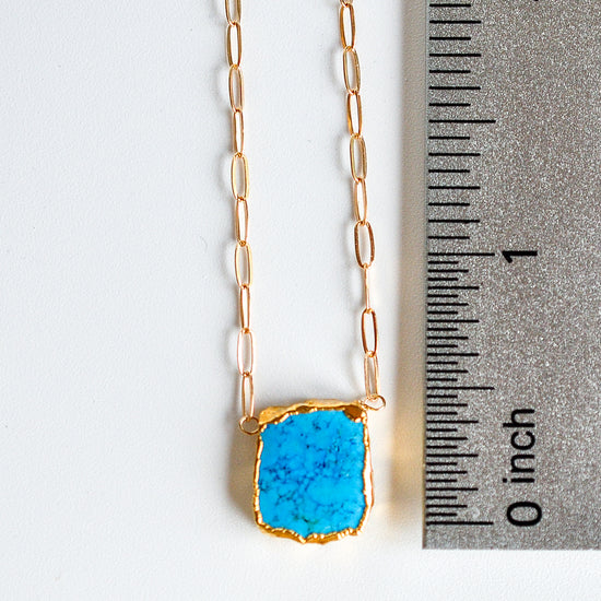 Raw Stone Necklace - Quad Espresso Jewelry