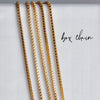Initial Charm Necklace - Quad Espresso Jewelry