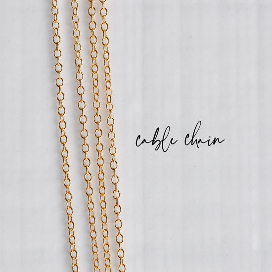 Initial Pendant Necklace - Quad Espresso Jewelry