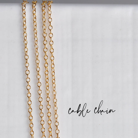Initial Charm Necklace - Quad Espresso Jewelry