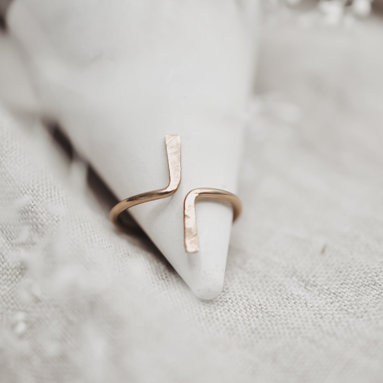 North South Ring - Quad Espresso Jewelry