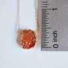 Raw Stone Necklace - Quad Espresso Jewelry