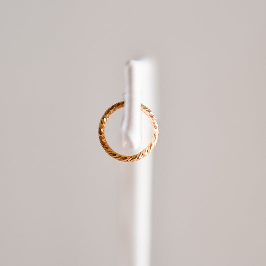 Sparkle Seamless Hoops - Quad Espresso Jewelry