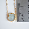 Raw Stone Necklace - Quad Espresso Jewelry