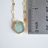 Raw Stone Necklace - Quad Espresso Jewelry