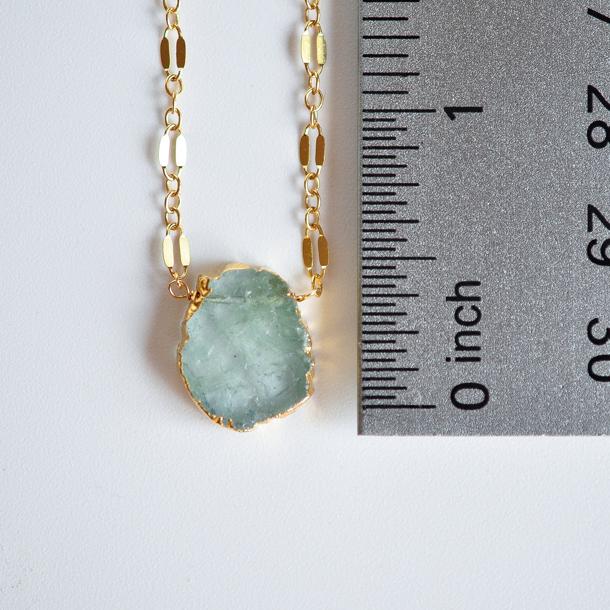 Raw Stone Necklace - Quad Espresso Jewelry