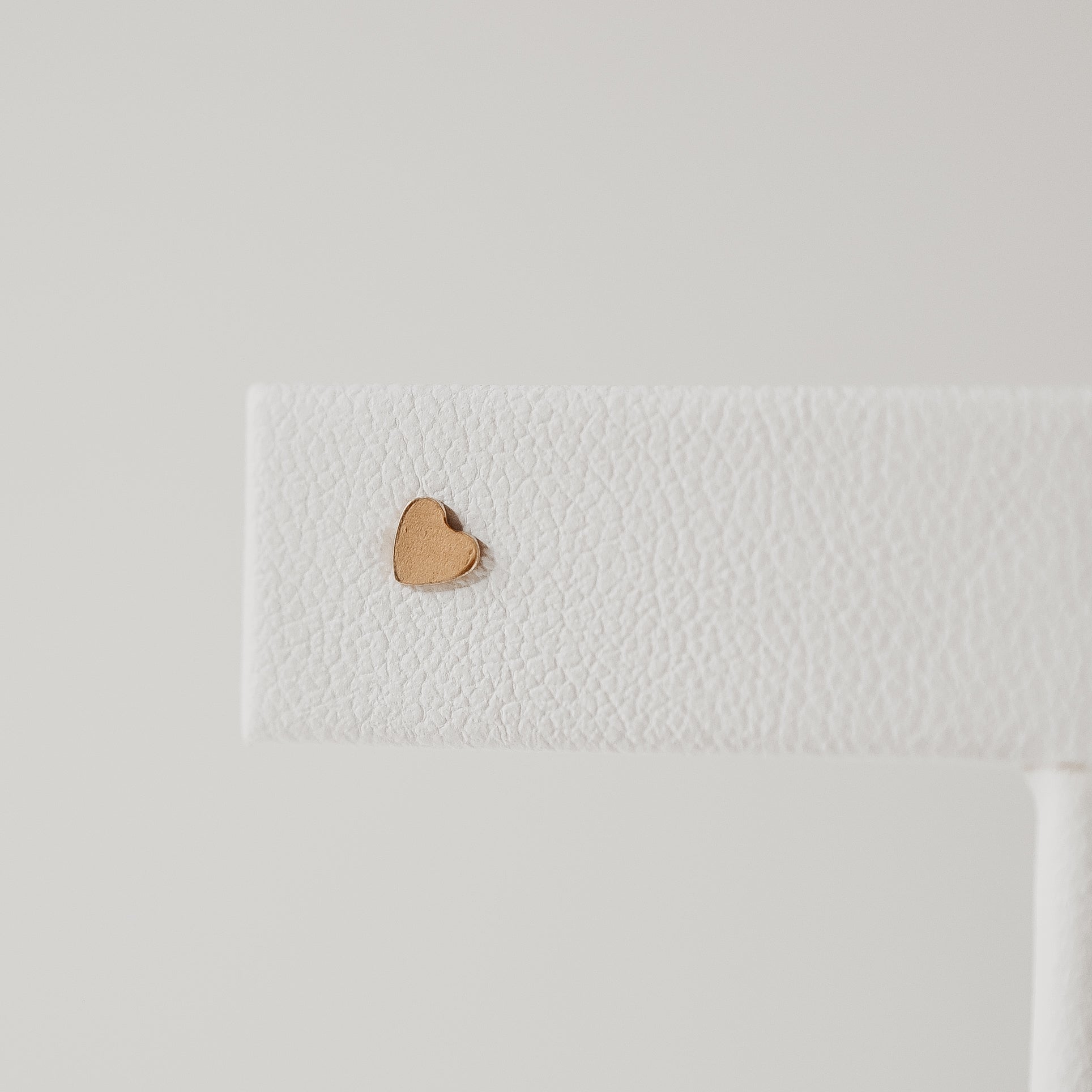 Tiny Heart Studs - Quad Espresso Jewelry