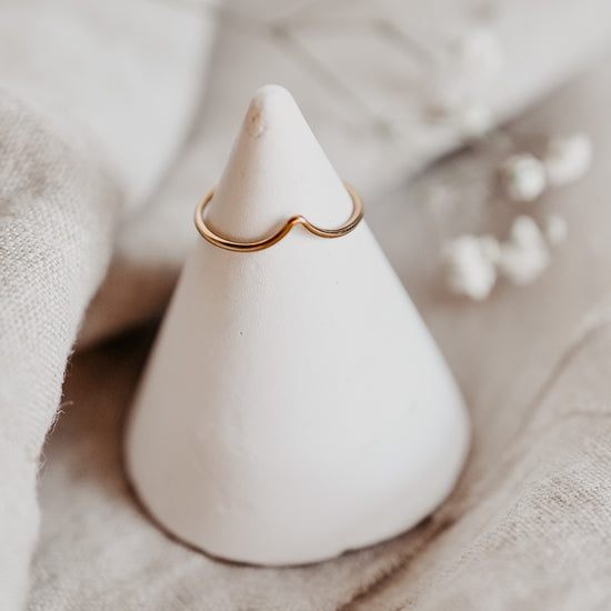 Chevron Stacker - Quad Espresso Jewelry