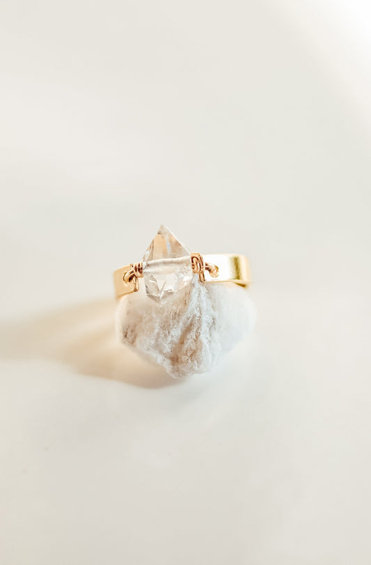 Herkimer Diamond Ring