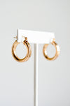 Chunky Statement Hoops - Quad Espresso Jewelry