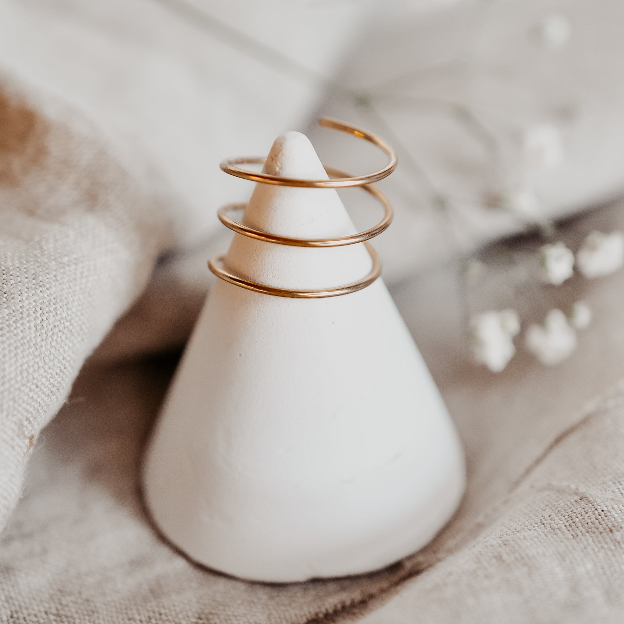 Coil Ring – Quad Espresso Jewelry