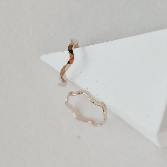 Wavelet Ring - Quad Espresso Jewelry