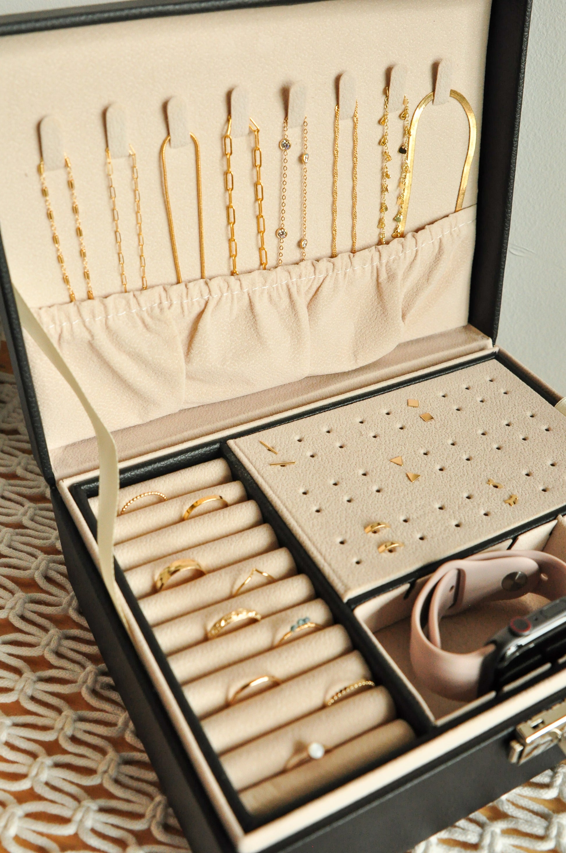 Collection Case - Quad Espresso Jewelry