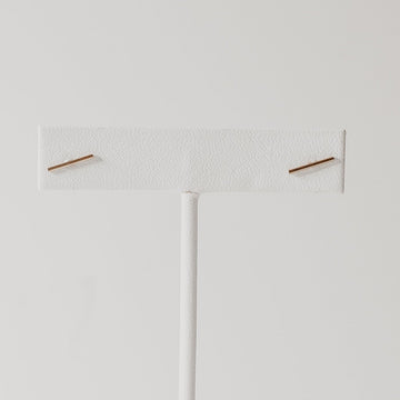 Bar Studs - Quad Espresso Jewelry