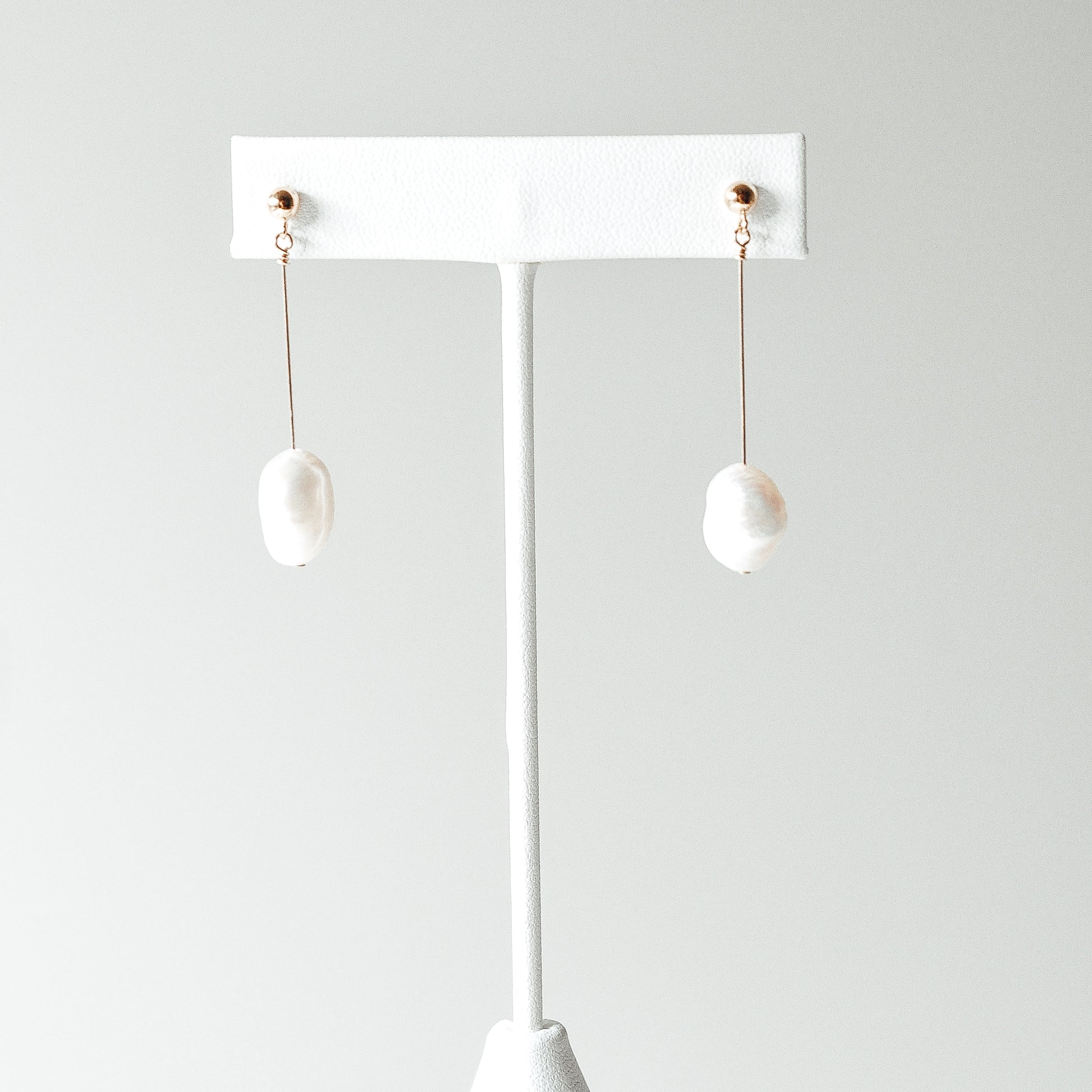 Pearl Nugget Drops - Quad Espresso Jewelry