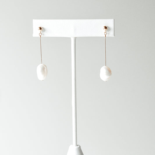 Pearl Nugget Drops - Quad Espresso Jewelry