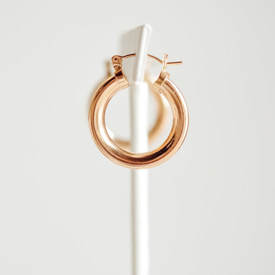 Chunky Statement Hoops - Quad Espresso Jewelry