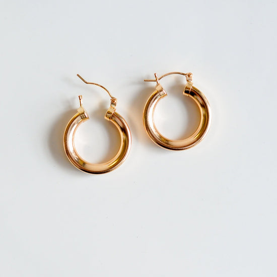 Chunky Statement Hoops - Quad Espresso Jewelry