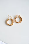 Chunky Statement Hoops - Quad Espresso Jewelry