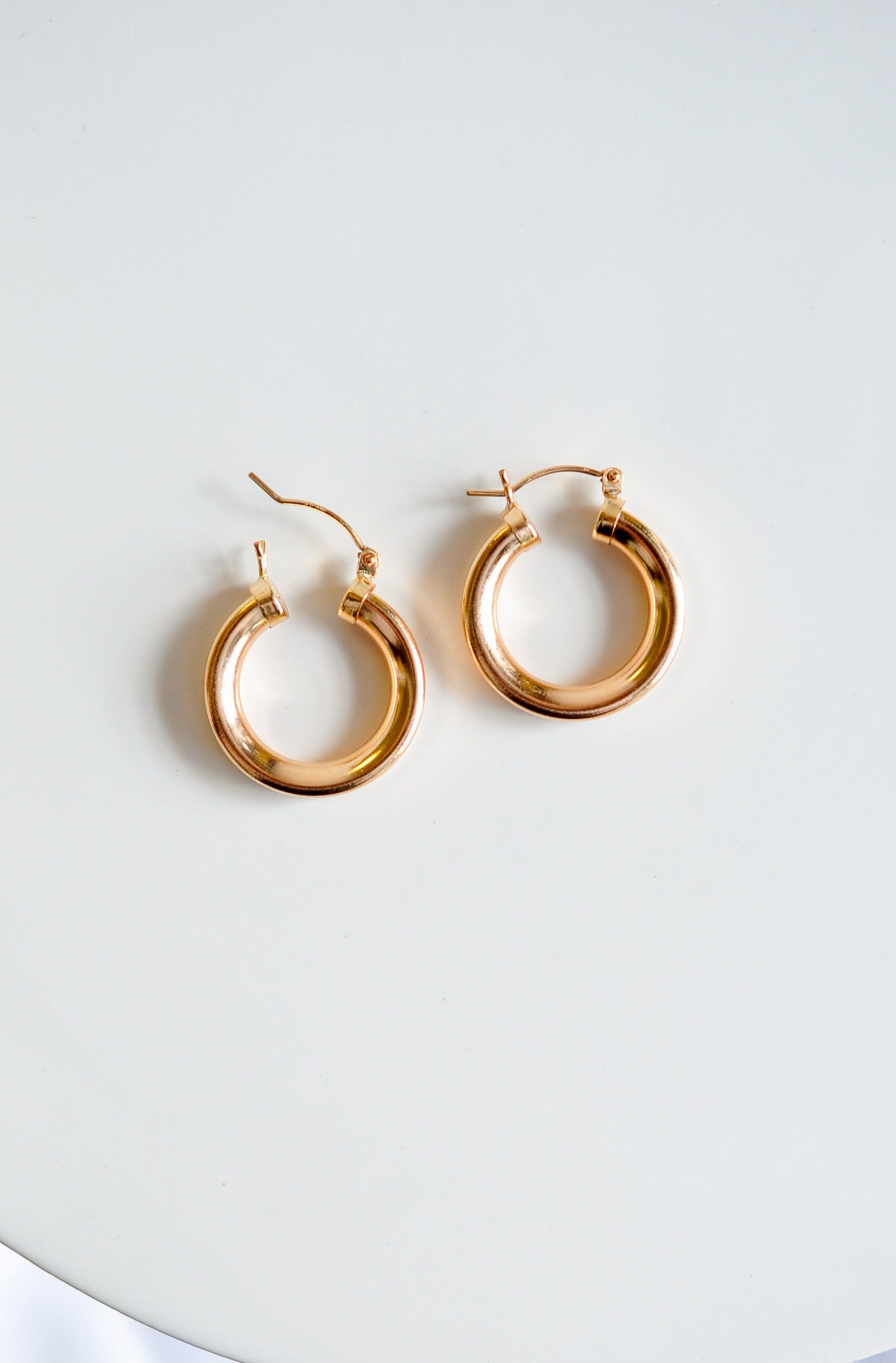Chunky Statement Hoops - Quad Espresso Jewelry